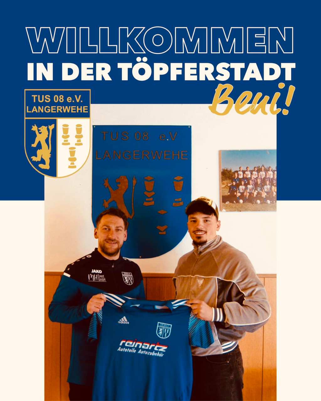 Arbent Hajdari kehrt nach 6 Monaten beim JSV Frenz zurück zum&nbsp;TuS