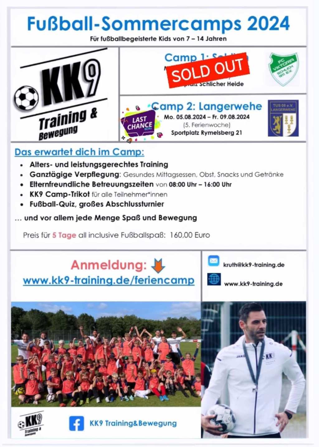 Fußball-Sommercamp 2024