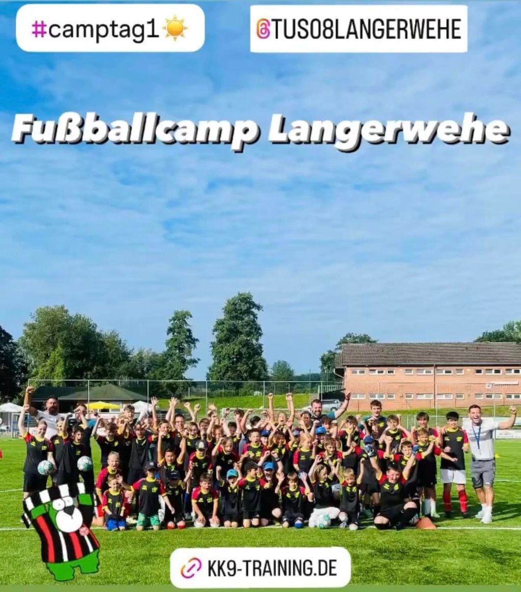 KK9 Fußballcamp bei TuS 08&nbsp;Langerwehe