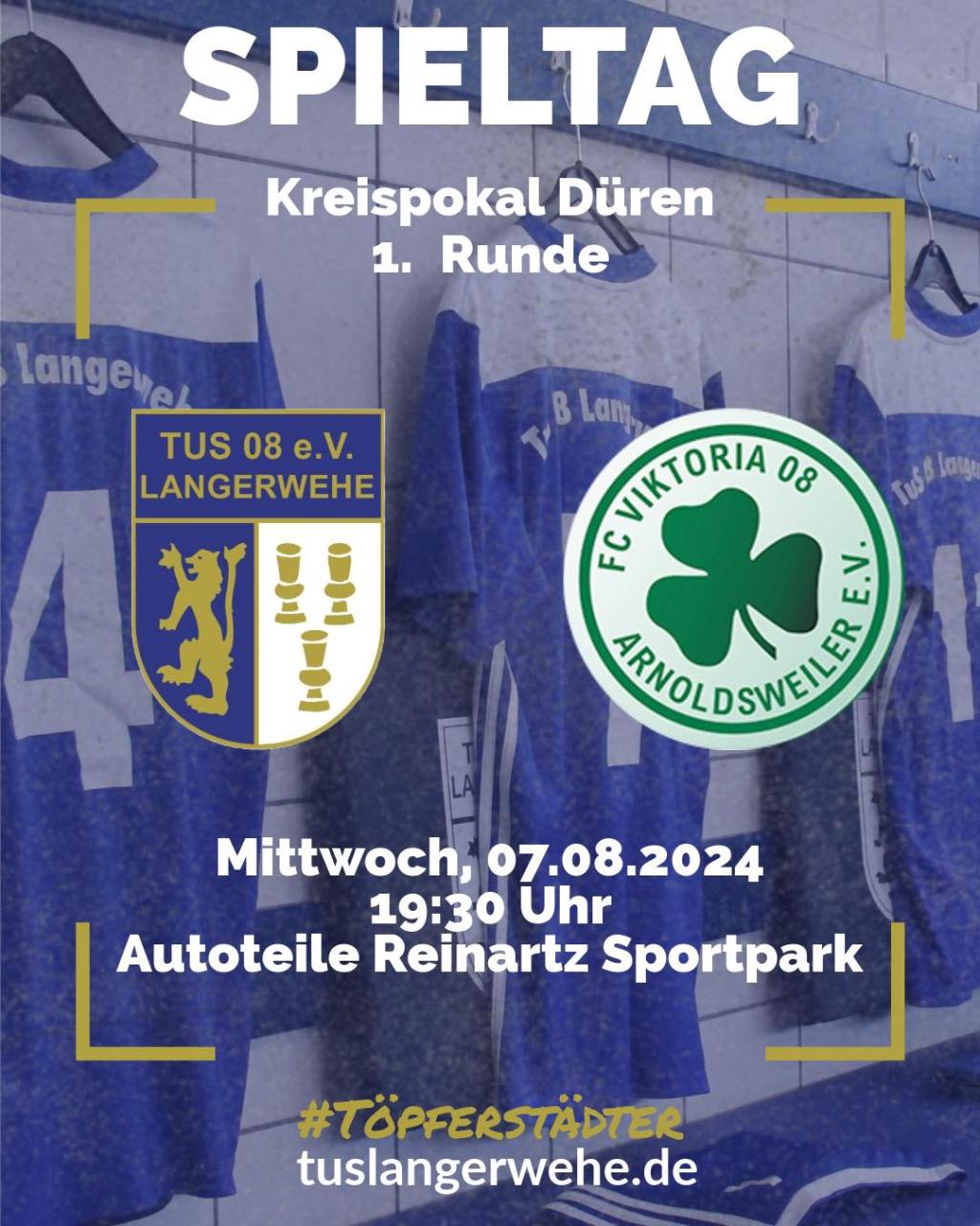 1. Runde im Kreispokal&nbsp;Düren