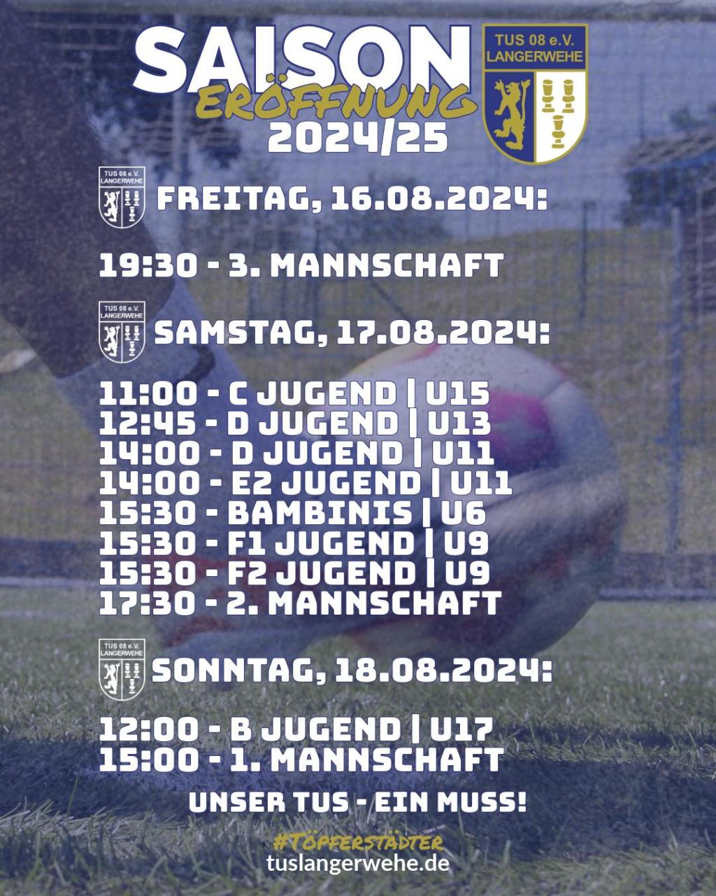 Saisoneröffnung beim TuS 08&nbsp;Langerwehe