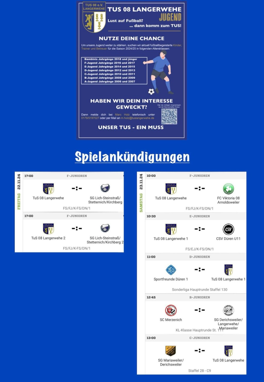 Vorschau unserer Junioren