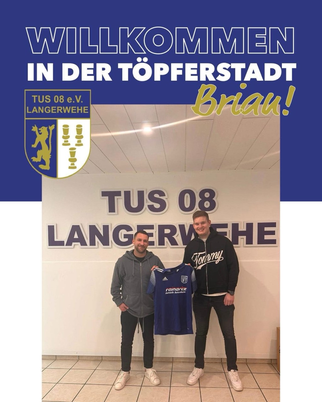 Brian Skorlz wechselt ab sofort in die&nbsp;Töpferstadt