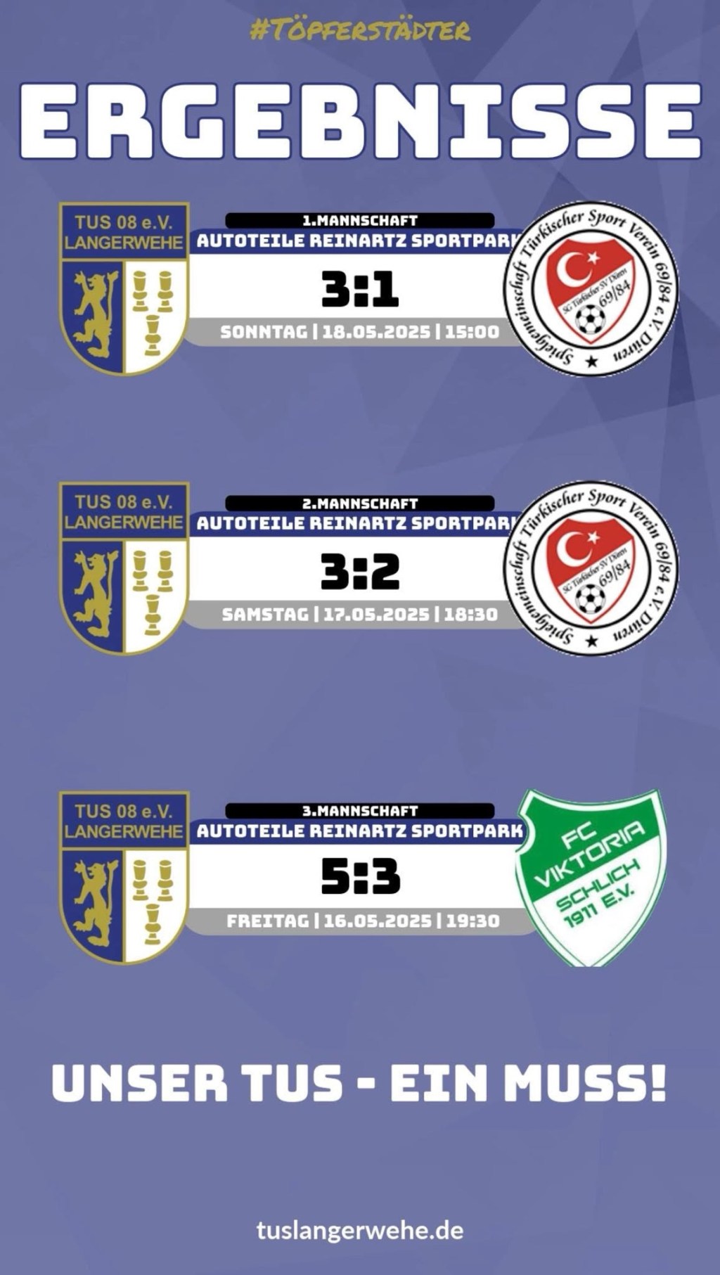 9-Punkte Wochenende für den&nbsp;TuS